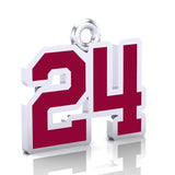 Douro Dukes Peewee DD - OMHA Number Pendant (12mm x 17mm (per character))