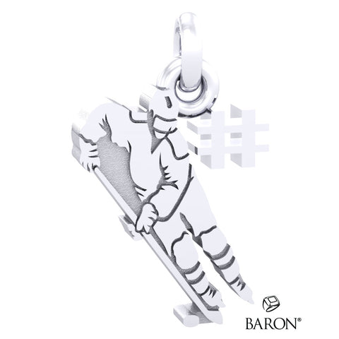 HOCKEY PLAYER CHARM PENDANT