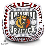 Owen Sound Jr Attack Championship Ring - Design 3.7 (4XL)