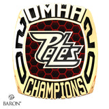 Peterborough Petes Peewee AA Championship Ring - Design 2.2