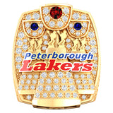 Peterborough Lakers - Mann Cup - CLA Ring - Design 6.3 (Gold Durilium/ 6kt gold/ 10kt gold)