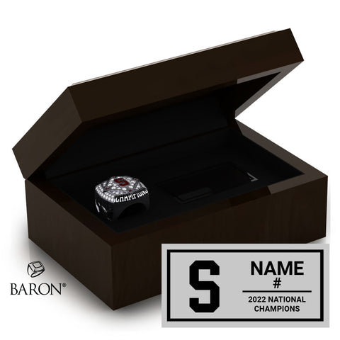 Scarboro Maroons Baseball 2022 Championship Ring Box