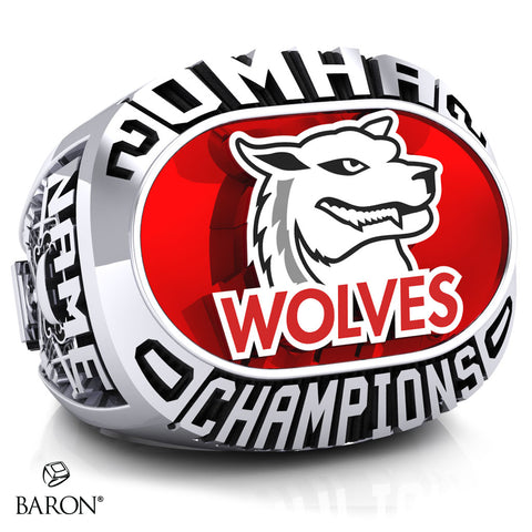 Shelburne Wolves Peewee AE Championship Ring - Design 1.2