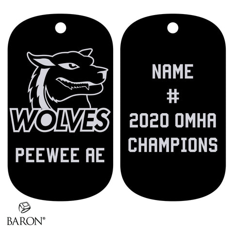 Shelburne Wolves Peewee AE Dog Tags