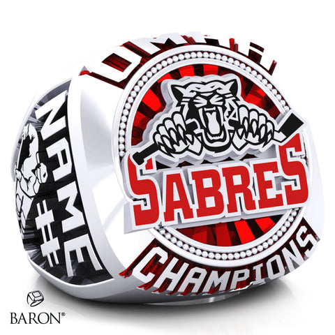 South Huron Sabres  Championship Ring - Design 3.2