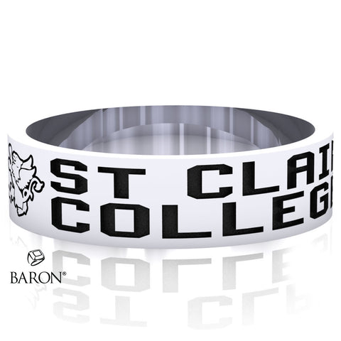 St. Clair College Class Ring (Durilium, Sterling Silver, 10KT White Gold)