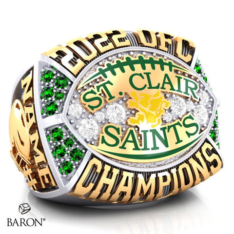 St Clair Saints Football 2022 Championship Ring - Design 1.3