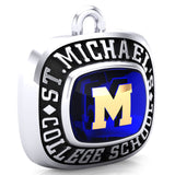 St. Michael's College School - Ring Top Pendant (Encrusted)