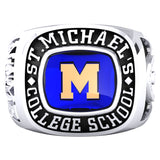 St. Michael's College School - Classic Style Ring (Encrusted)
