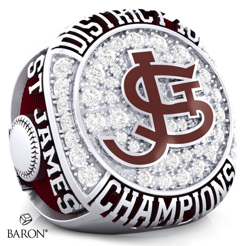 St. James Lions Baseball 2022 Championship Ring - Design 1.4