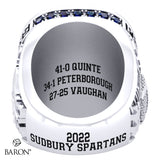 Sudbury Spartans U16 Football 2022 Championship Ring - Design 3.2 *BALANCE*