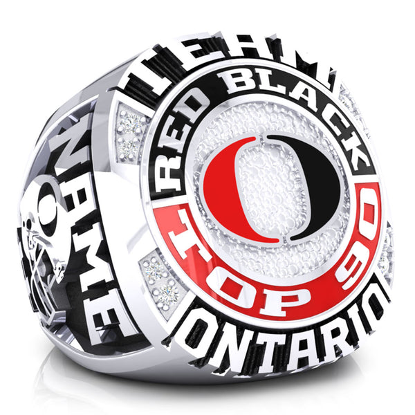 OFA - Team Ontario Football Red vs Black Ring - Design 1.1 (Top 90)