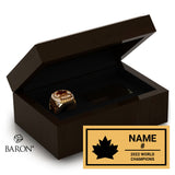 Team Canada Womens Ball Hockey Championship Ring Box