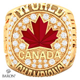 Team Canada Womens Ball Hockey Championship Ring - Design 1.3
