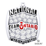 Team Ontario Lacrosse Championship Ring Top Pendant - Design 3.2