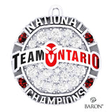 Team Ontario Lacrosse Championship Ring Top Pendant - Design 1.2