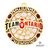 Team Ontario Lacrosse Championship Ring Top Pendant - Design 1.3