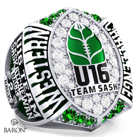 U16 Team Sask Football 2022 Championship Ring - Design 2.2