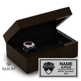 BC Steelers Championship Ring Box