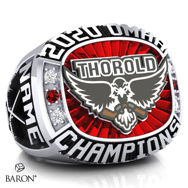 Thorold Blackhawks Championship Ring - Design 1.8