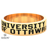 University of Ottawa Class Ring (Gold Durilium, 10KT Yellow Gold) - Design 10.2