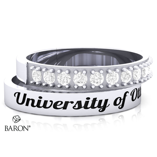 University of Ottawa Stackable Class Ring Set - 3153