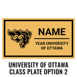 University of Ottawa Class Display Case