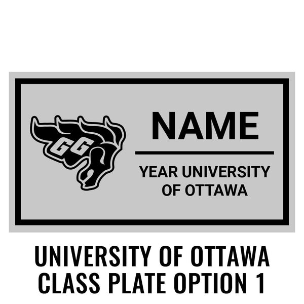 University of Ottawa Class Display Case