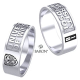 Class Ring - 3111 (Durilium, Sterling Silver, 10KT White Gold