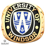 University of Windsor Exclusive Class Ring (Medium) (Gold Durilium/10kt Yellow Gold)