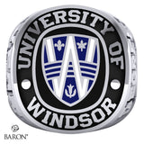 University of Windsor Exclusive Class Ring (Medium) (Durilium/Silver/ 10kt White Gold)