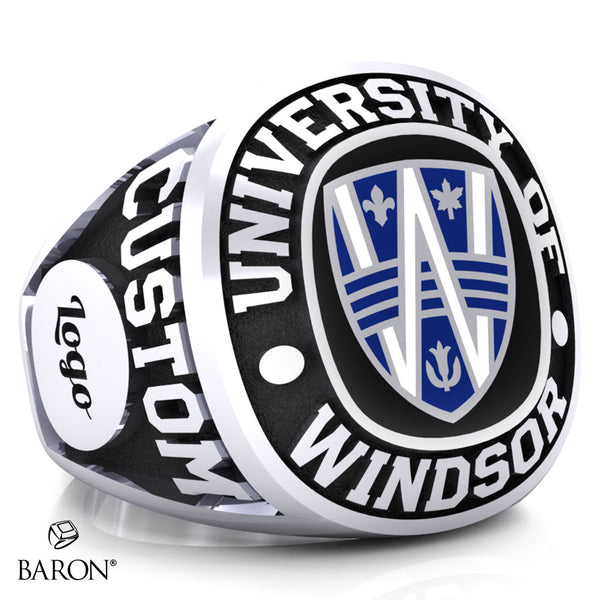 University of Windsor Exclusive Class Ring (Small) (Durilium/Silver/ 10kt White Gold)