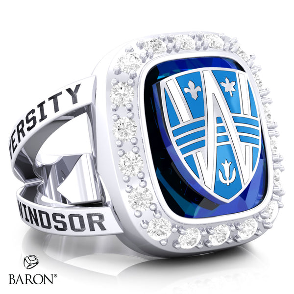 University of Windsor Renown Class Ring (Durilium, Sterling Silver, 10kt White Gold)