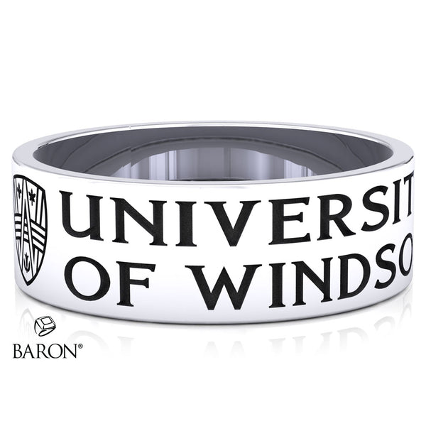 University of Windsor Class Ring (Durilium, Sterling Silver, 10KT White Gold)