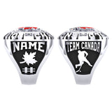 Team Canada- Ball hockey Ring - Design 2.1 (Durilium)