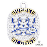 Winnipeg Blue Bomber Alumni Ring Top Pendant - Cheer- Design 7.31