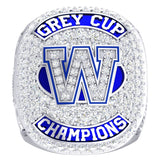 Winnipeg Blue Bombers -1990 Grey Cup Commemorative Ring - Design 1.10A (Durilium / 6KT Gold / 10KT Gold)