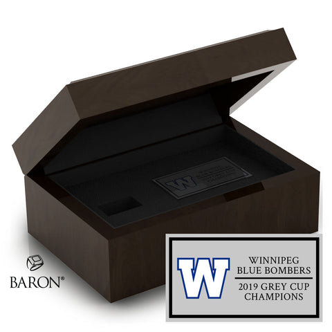 Winnipeg Blue Bombers - Cheer Team Championship Ring Box