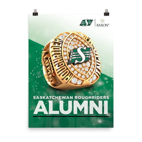 Saskatchewan Roughriders Alumni Championship Poster (Design 5.2)