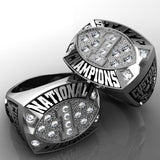 Championship Football  Ring with Cubics